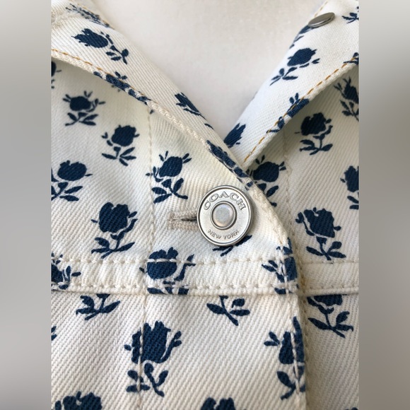 Coach denim jacket❤️ - Picture 4 of 9